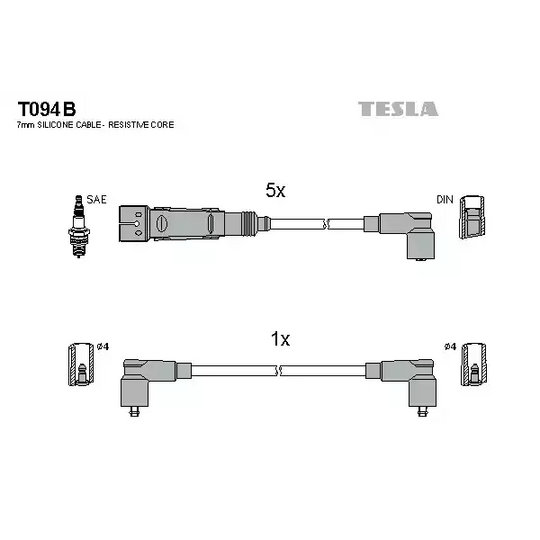 T094B - Süütesüsteemikomplekt 