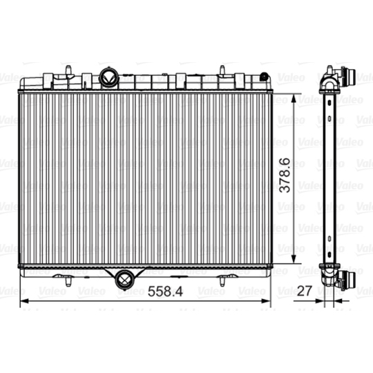 735630 - Radiator, engine cooling 