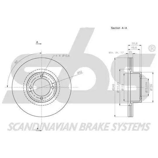 1815203615 - Brake Disc 