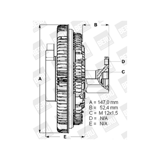 LK113 - Clutch, radiator fan 