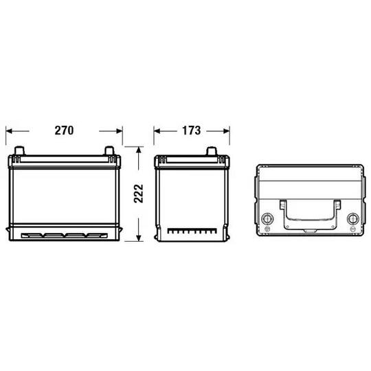 CB705 - Starter Battery 