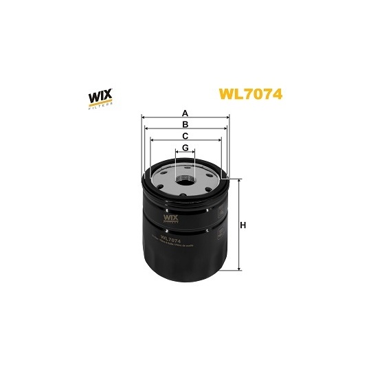 WL7074 - Oil filter 