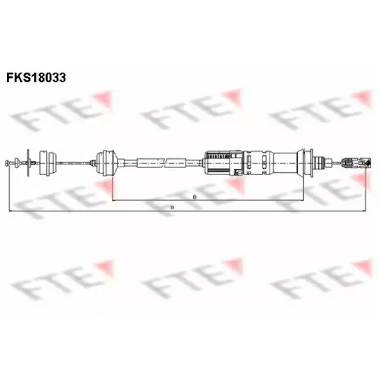 FKS18033 - Clutch Cable 