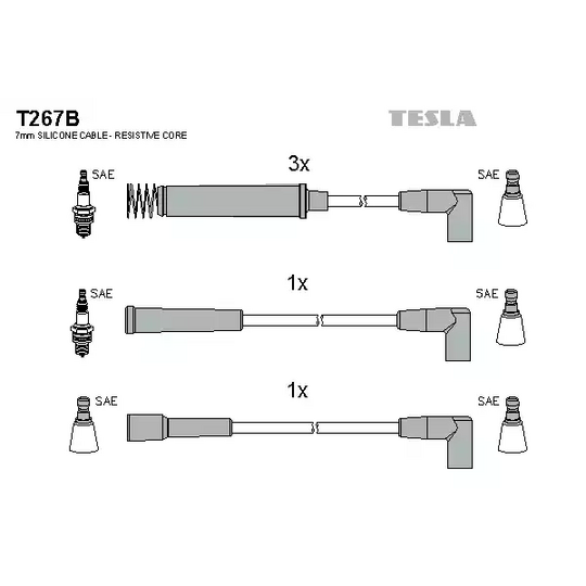 T267B - Ignition Cable Kit 