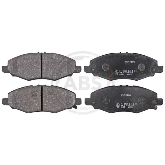 37672 - Brake Pad Set, disc brake 