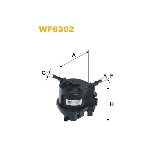 WF8302 - Polttoainesuodatin 