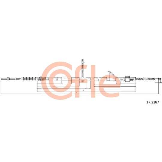 17.2287 - Cable, parking brake 