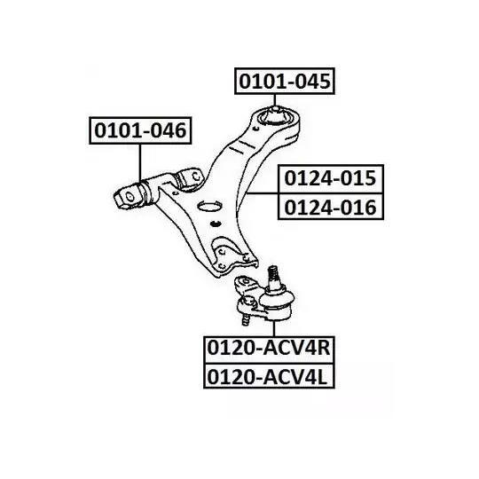 0120-ACV4L - Ball Joint 