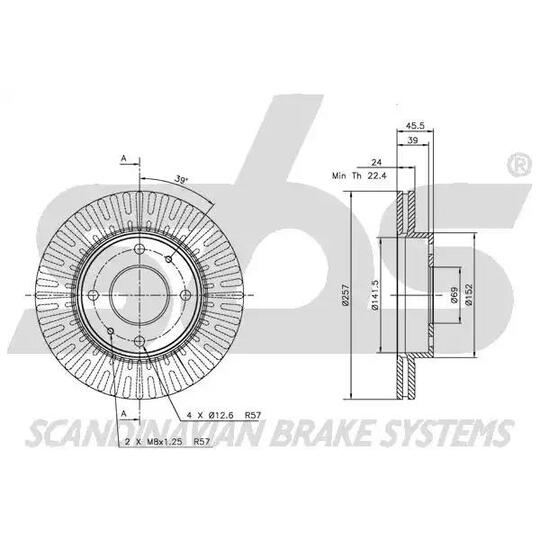 1815203411 - Brake Disc 