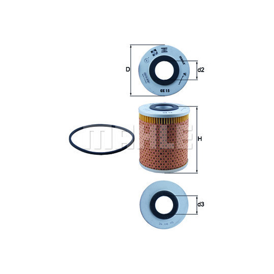 OX 15D - Oil filter 