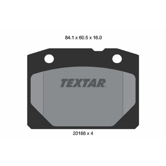 2016603 - Brake Pad Set, disc brake 