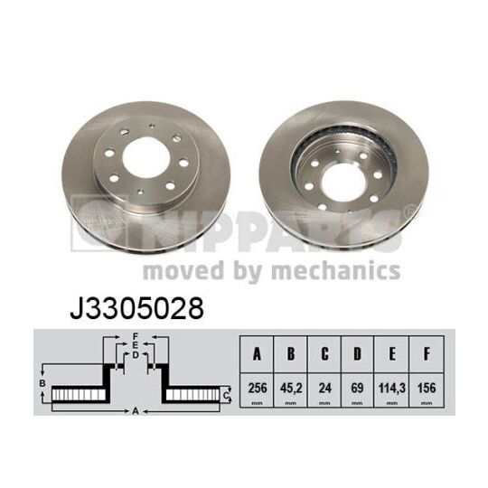 J3305028 - Brake Disc 