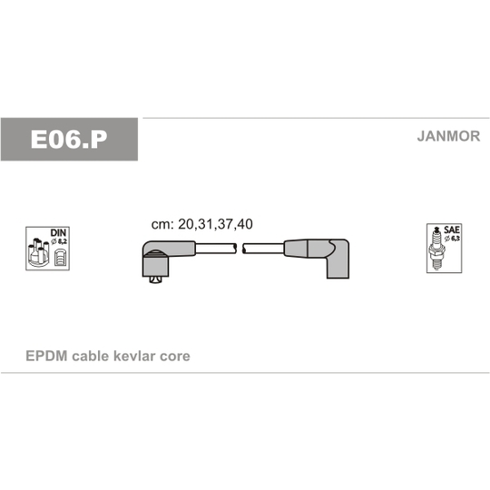 E06.P - Ignition Cable Kit 