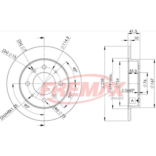 BD-5020 - Brake Disc 