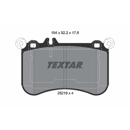 2521902 - Brake Pad Set, disc brake 