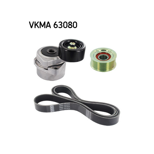 VKMA 63080 - V-Ribbed Belt Set 