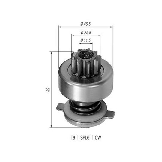 940113020115 - Starter pinion 