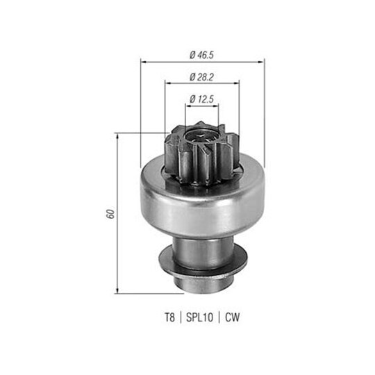 940113020170 - Starter pinion 