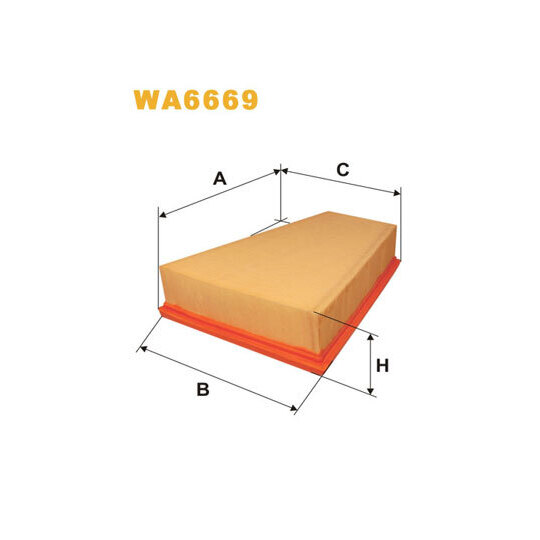 WA6669 - Air filter 