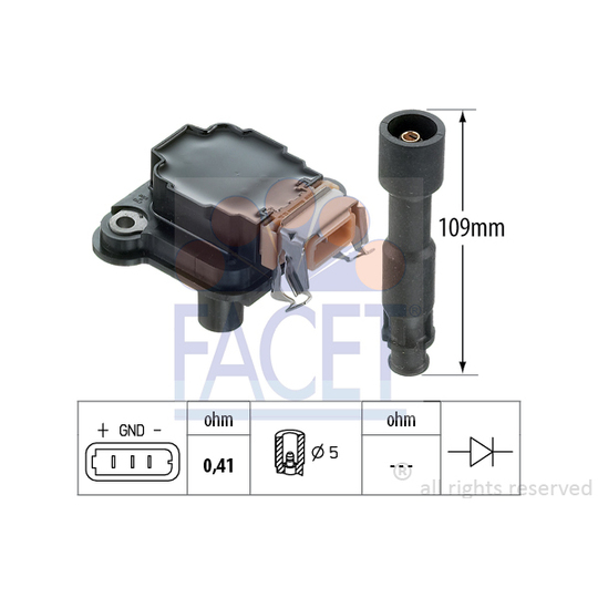 9.6254 - Ignition coil 
