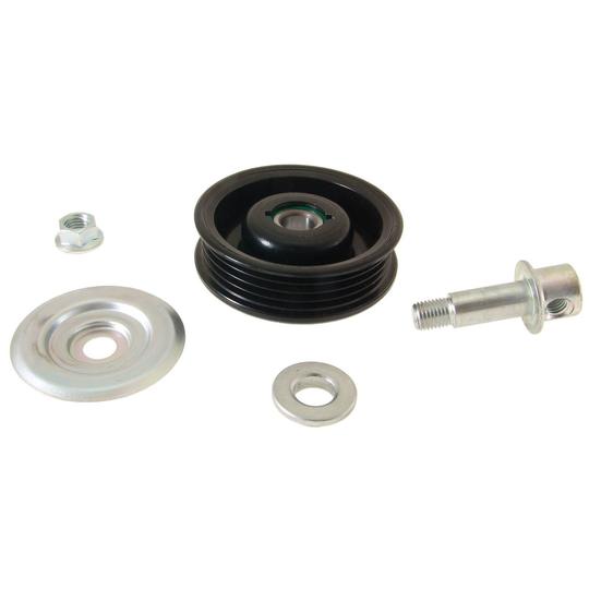 0187-GX110 - Tensioner Pulley, v-ribbed belt 