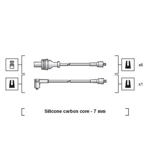 941318111011 - Tändkabelsats 