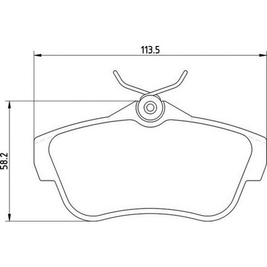 363710201710 - Brake Pad Set, disc brake 