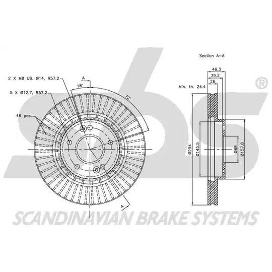 1815203415 - Brake Disc 