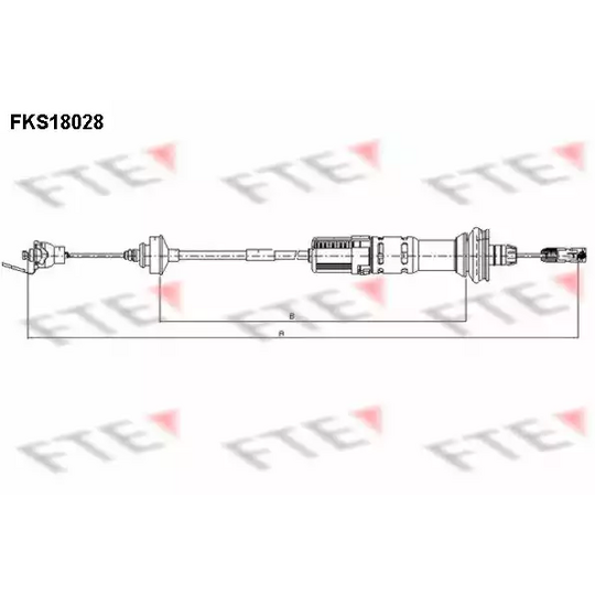 FKS18028 - Clutch Cable 