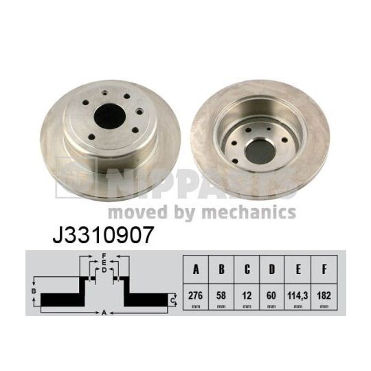 J3310907 - Brake Disc 