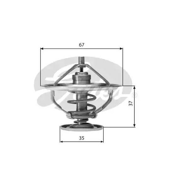 TH01682G1 - Thermostat, coolant 