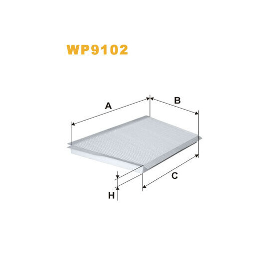 WP9102 - Filter, interior air 
