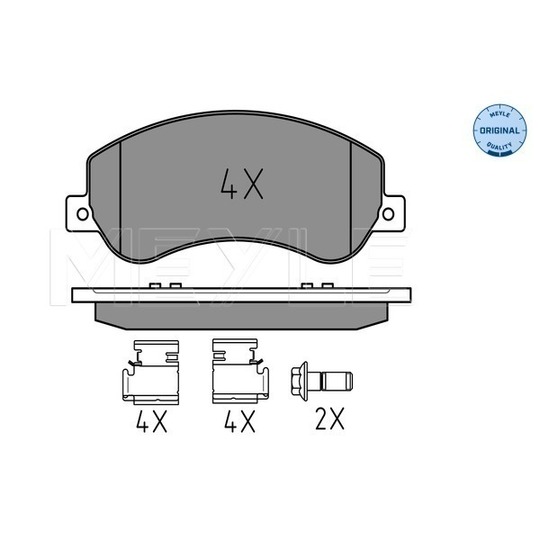 025 244 8418 - Brake Pad Set, disc brake 