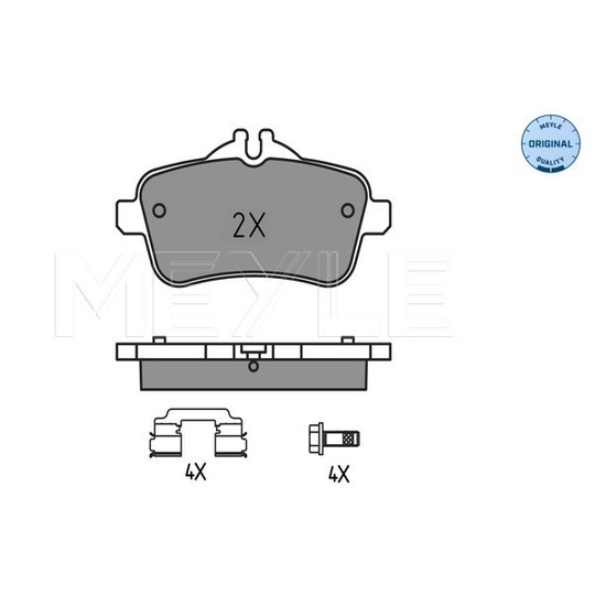 025 252 1618 - Brake Pad Set, disc brake 