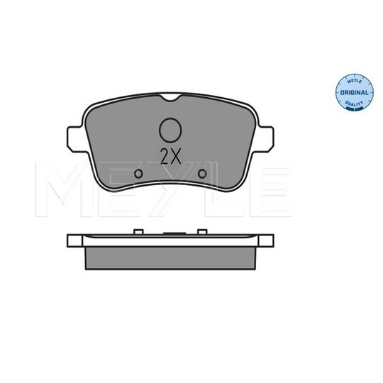 025 252 1618 - Brake Pad Set, disc brake 