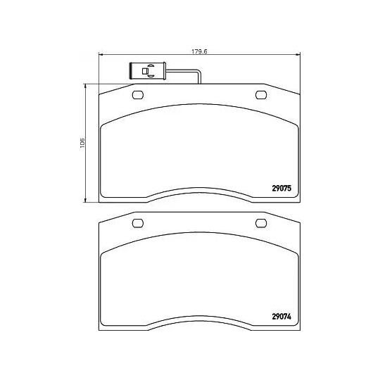 CVP010 - Brake Pad Set, disc brake 