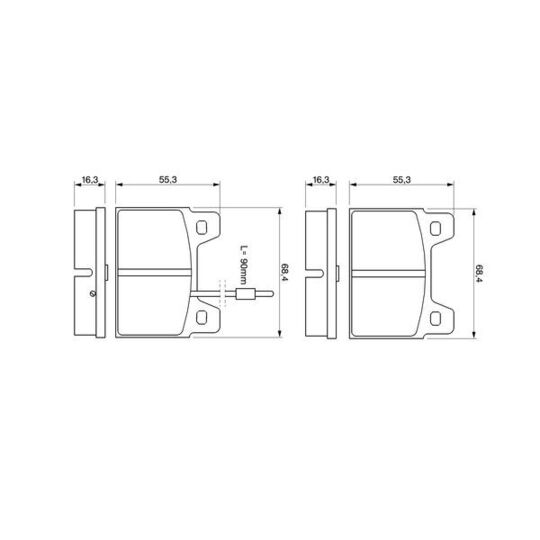 0 986 462 532 - Brake Pad Set, disc brake 