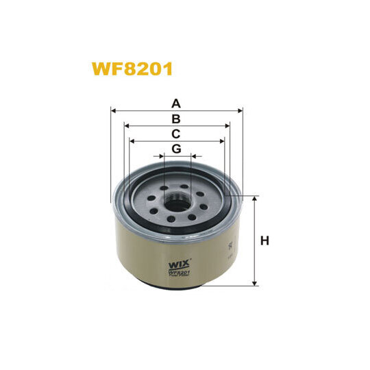WF8201 - Polttoainesuodatin 