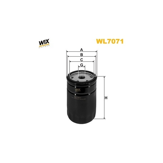 WL7071 - Oil filter 