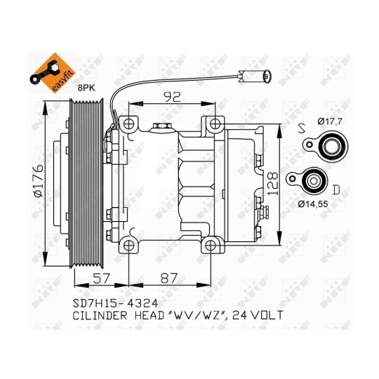 32700 - Compressor, air conditioning 