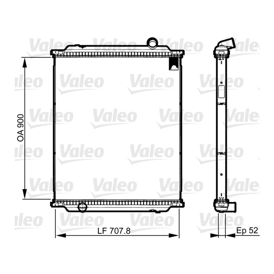 733517 - Radiator, engine cooling 