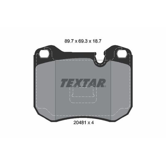 2048102 - Brake Pad Set, disc brake 