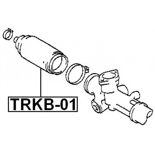 TRKB-01 - Bellow, steering 