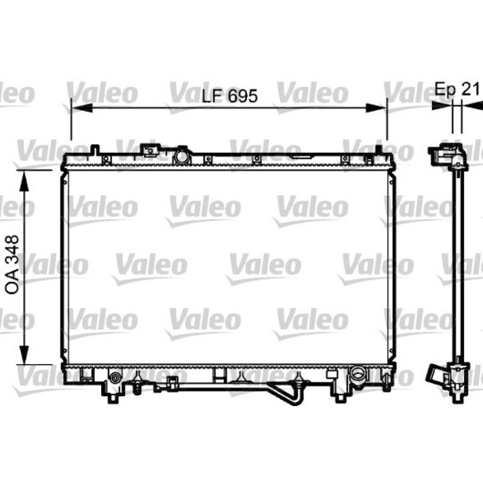 732420 - Radiator, engine cooling 