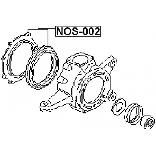 NOS-002 - Korjaussarja, olka-akseli 