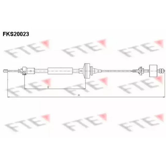 FKS20023 - Clutch Cable 