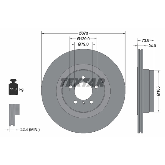 92155203 - Brake Disc 