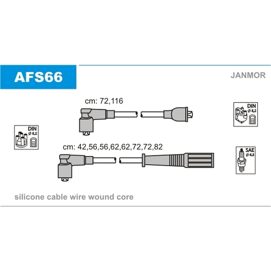 AFS66 - Ignition Cable Kit 