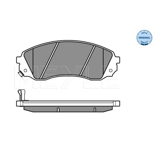 025 245 9717/W - Brake Pad Set, disc brake 