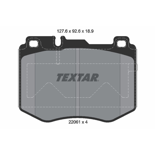 2206101 - Brake Pad Set, disc brake 